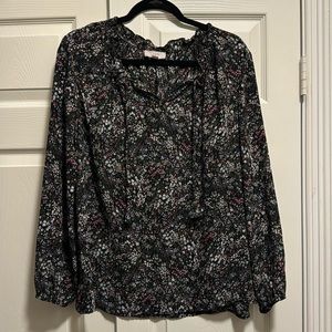 Lift Flowly, light weight long sleeve blouse- size L